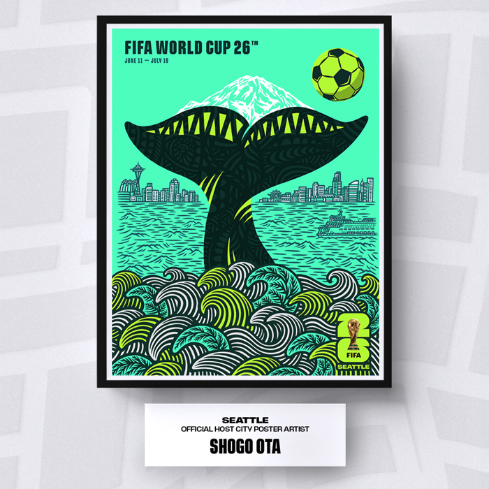 邀請各主辦城市的在地藝術家,創作城市主題系列海報 (圖片來源:FIFA.com)